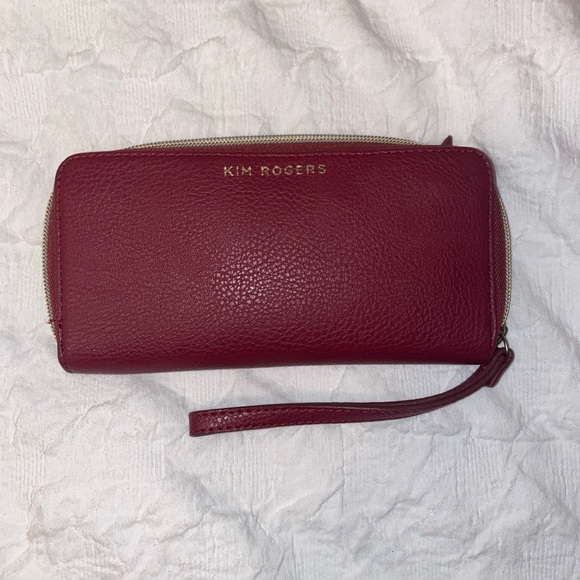 Dark red wallet - Picture 2 of 3